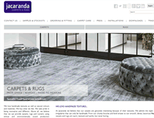 Tablet Screenshot of jacarandacarpets.com